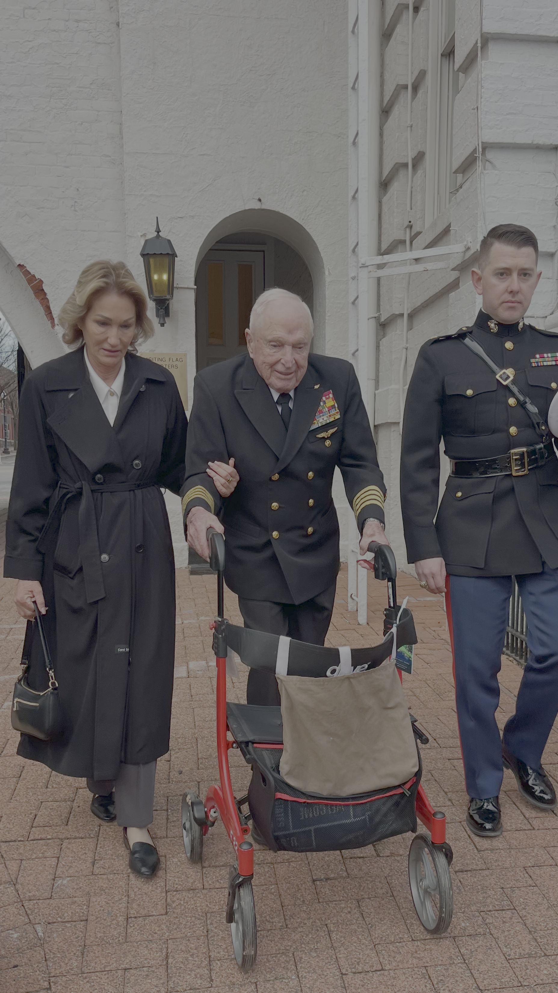 Captain Williams,100 plus and still getting around