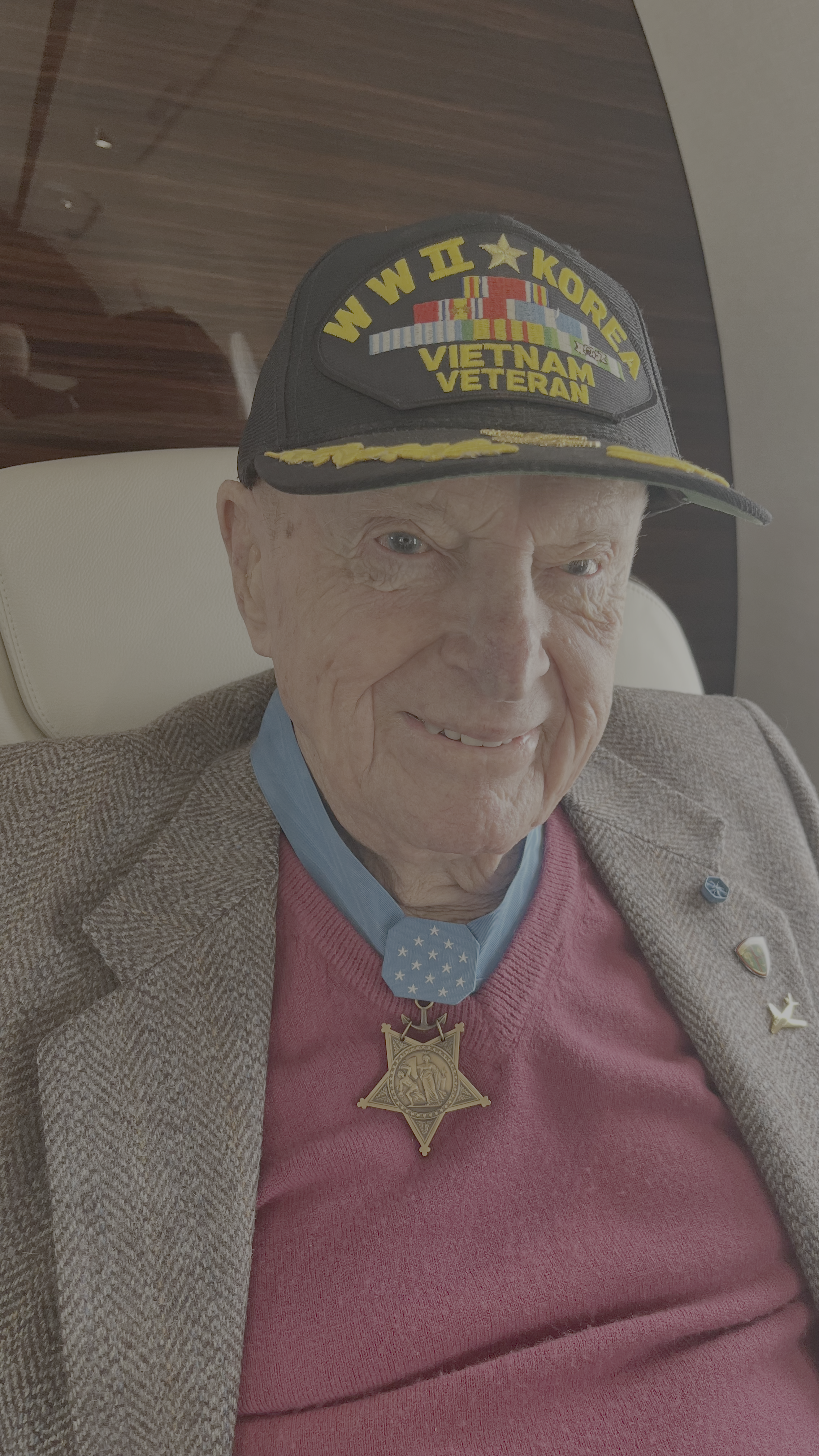Captain Royce Williams with Medal of Honor