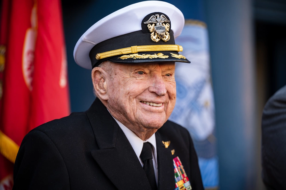 Captain Royce Williams in Navy dress uniform
